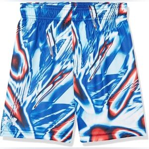 Under Armour Boost Shorts Royal Blue Red White Boys Kid Youth Size 6 NWT